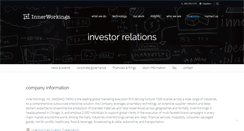 Desktop Screenshot of investor.inwk.com